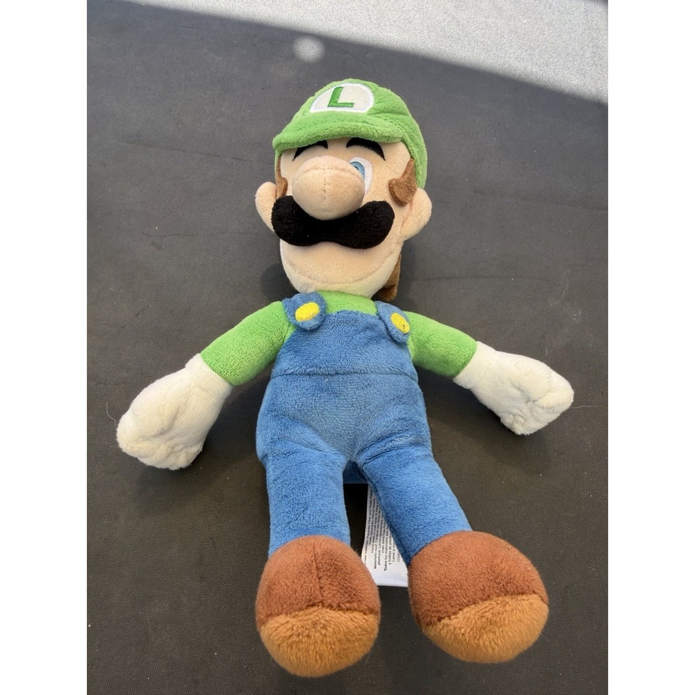 Super Mario Brothers Bros. Luigi Plush Stuffed Doll 2017 Nintendo